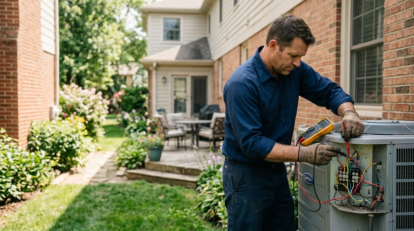HVAC technician working near Carlton, GA